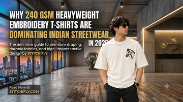 Why 240 GSM Heavyweight Embroidery T-Shirts Are Dominating Indian Streetwear in 2026