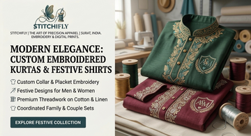 Modern Elegance: The Rise of Custom Embroidered Kurtas & Festive Shirts