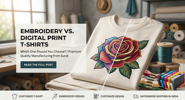 Embroidery vs. Digital Print T-Shirts: Which One Should You Choose?
