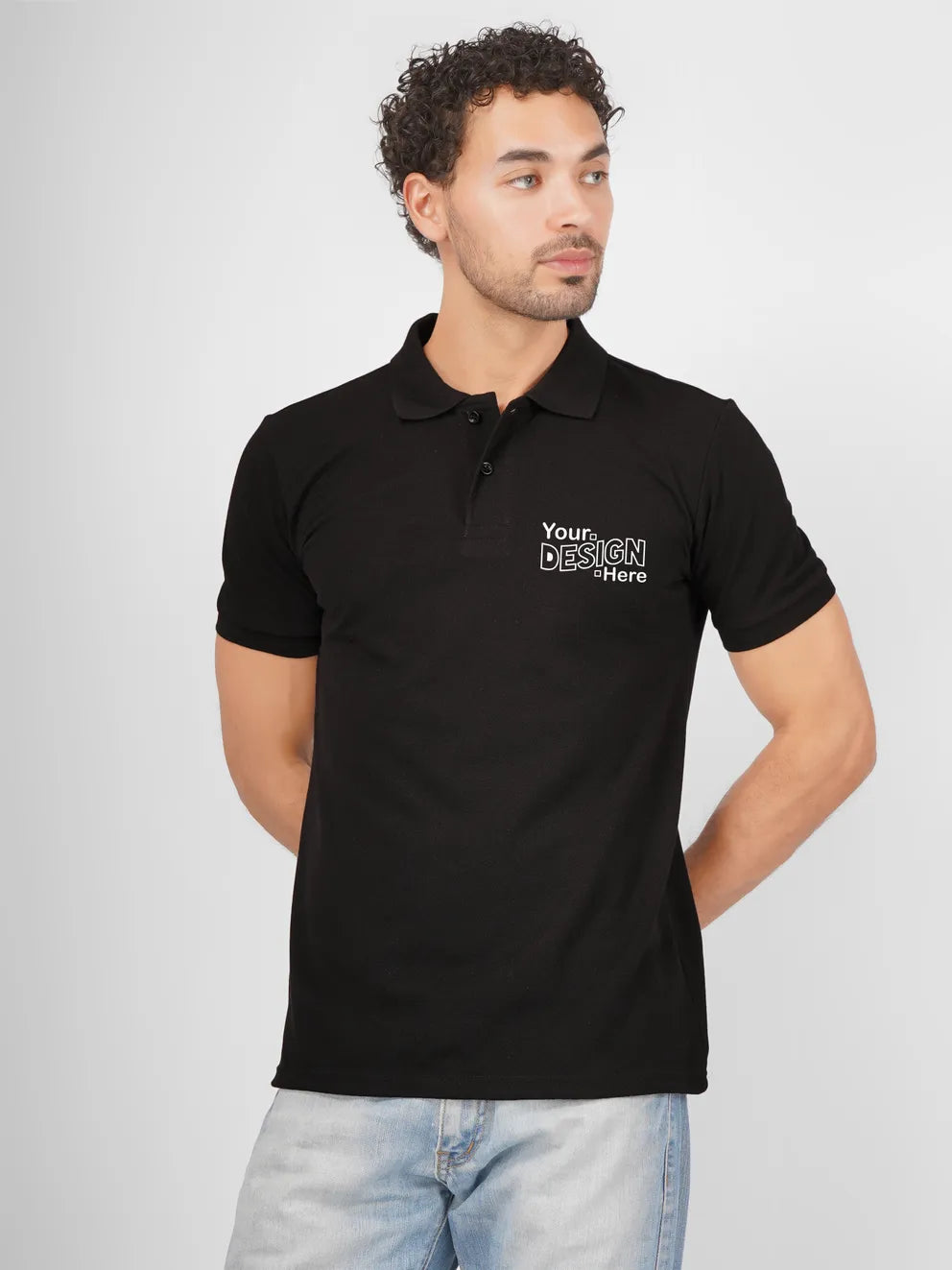 Custom Polo T-Shirt  Embroider